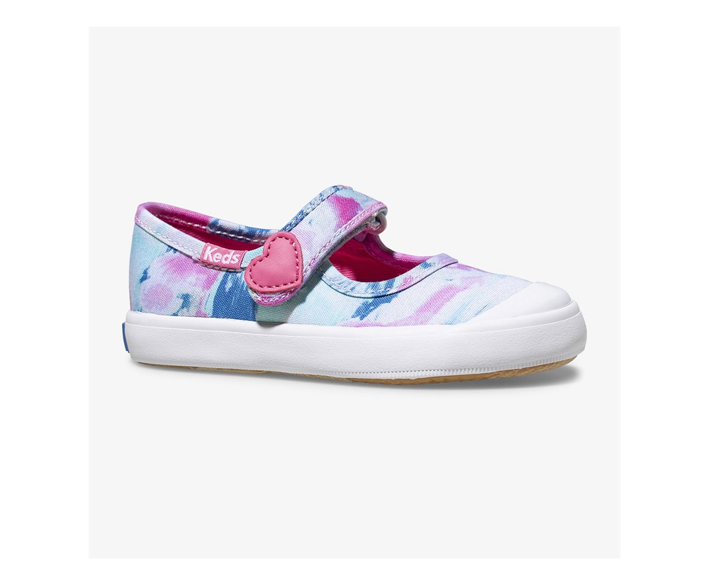 Slip Ons Keds Niños Blancas/Rosas - Harper - 593-XFOUPW